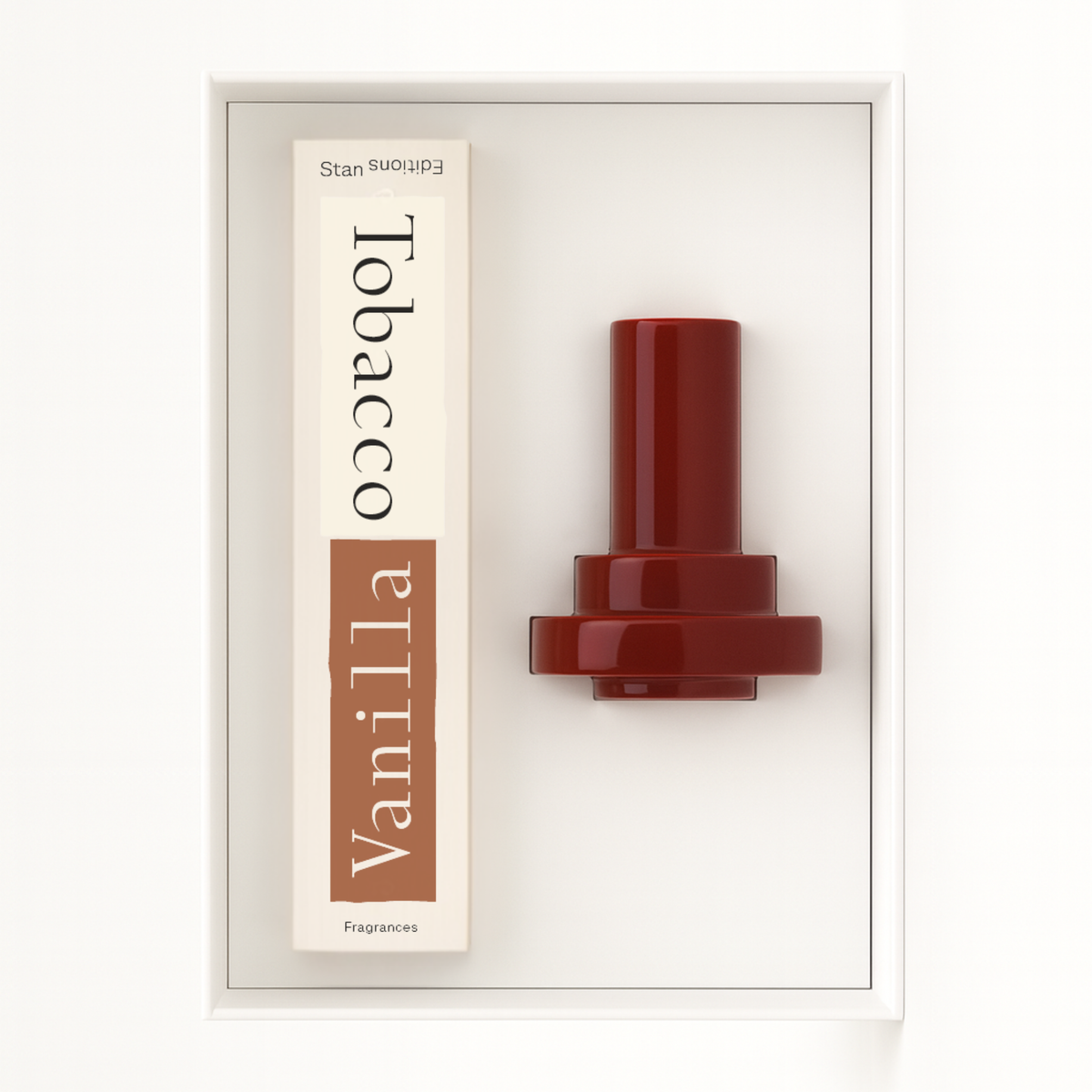 Diffuser en vaas cadeauset van Stan Editions. Diffuser and vase gift set from Stan Editions. Coffret cadeau diffuseur et vase de Stan Editions.