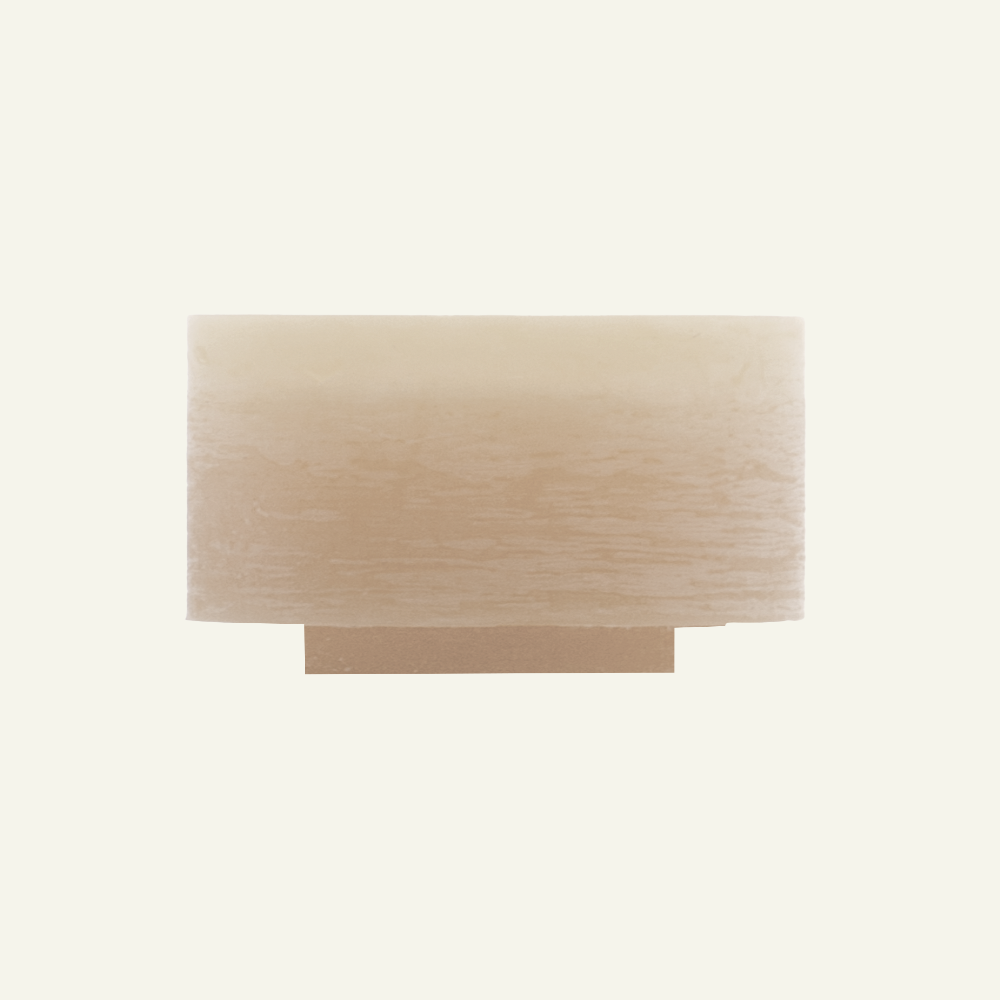 Beige kaars module 6 van Stan Editions. Beige candle module 6 from Stan Editions. Module bougie 6 beige de Stan Editions.