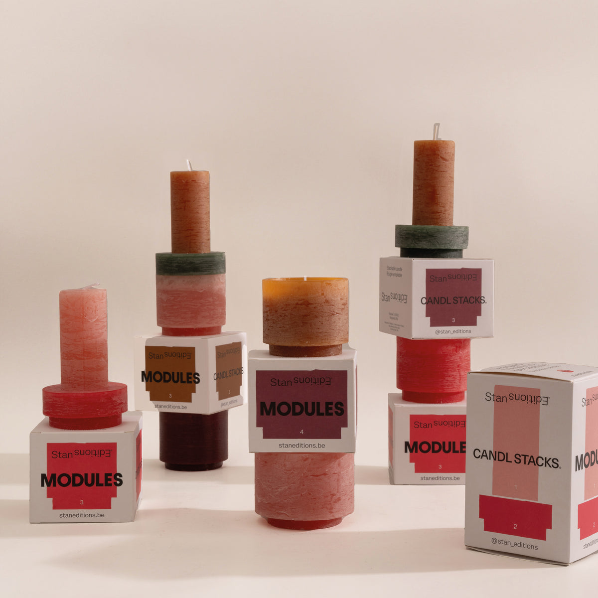 Module 4 – Stapelbare kaars | Stan Editions