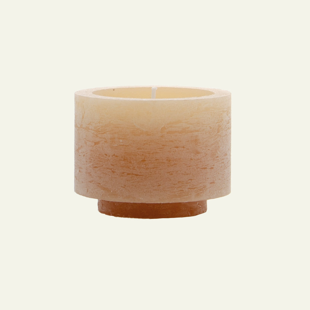 Beige kaars module van Stan Editions. Beige candle module from Stan Editions. Module bougie beige de Stan Editions.