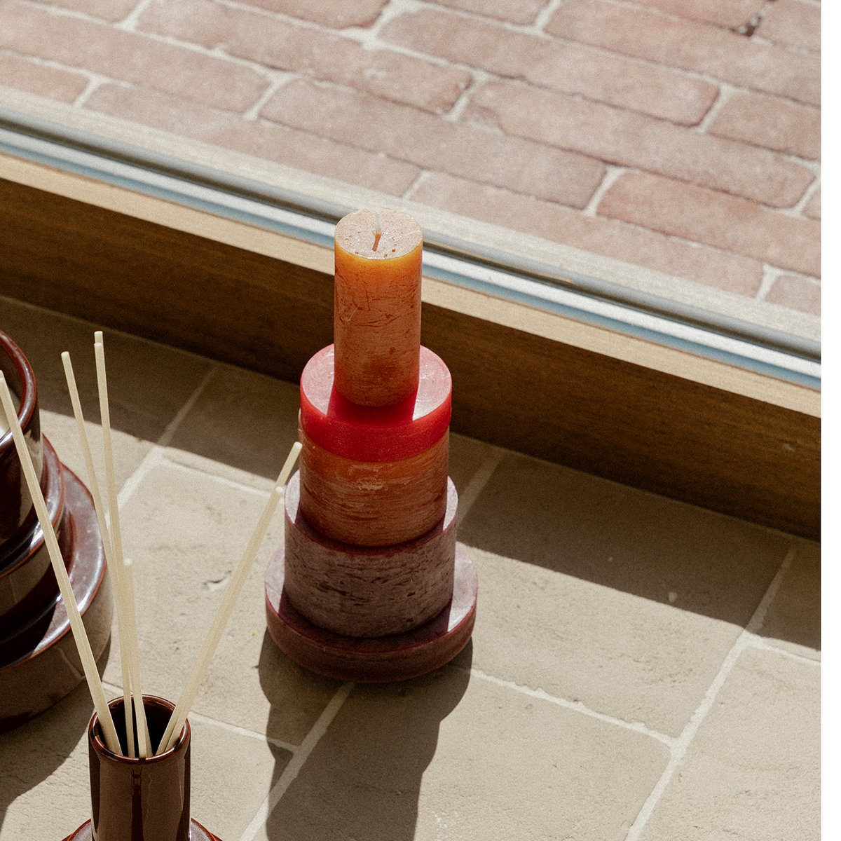CANDL STACK 03- Burgundy
