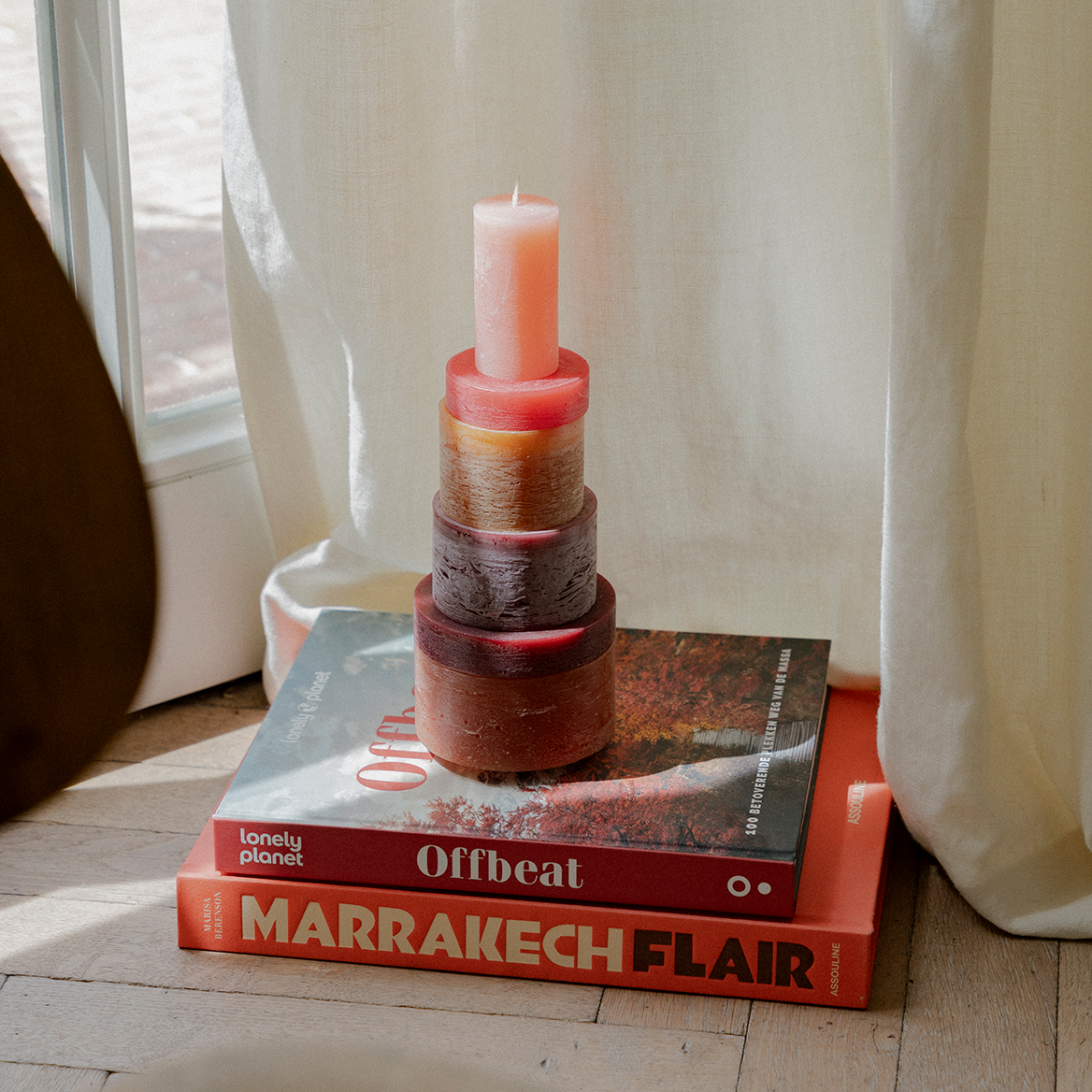 CANDL STACK 06- Burgundy