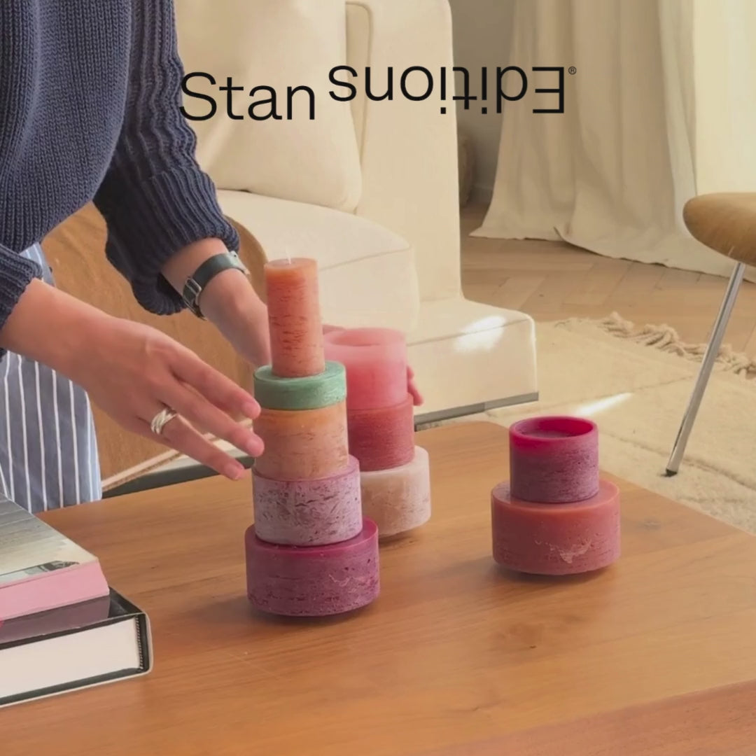 CANDL STACK 06- Burgundy