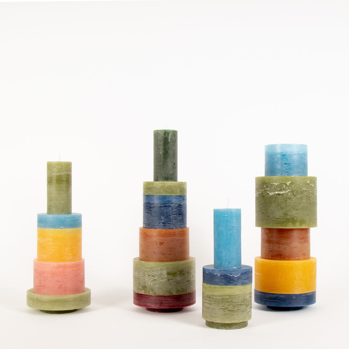 Stan Editions - CANDL STACK 06- Brown (Design Museum Ghent Edition), candle stacks, stapelkaarsen, Luxe kaarsen, Design kaarsen, Exclusieve kaars, stapel kaarsen